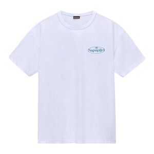 Napapijri Mens Graphic T-Shirt / White